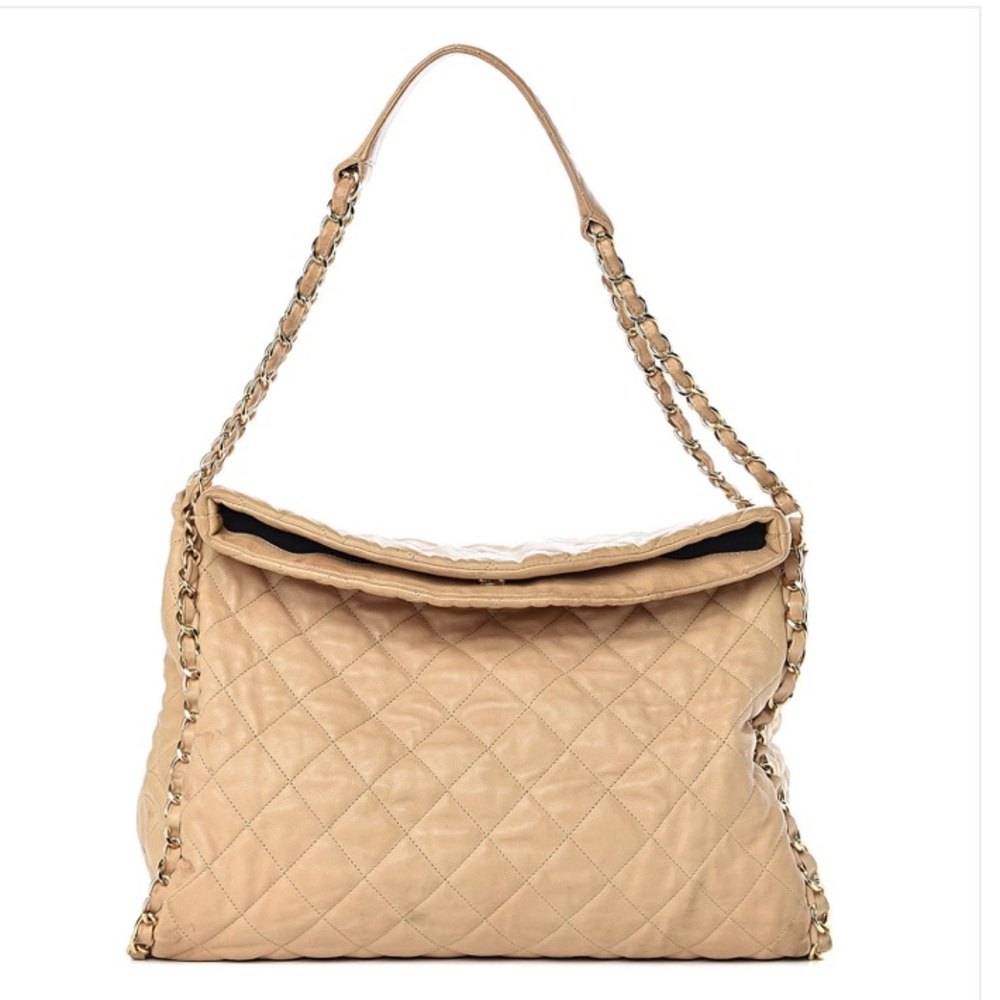 CHANEL Quilted Ultimate Soft Chain Around Tote